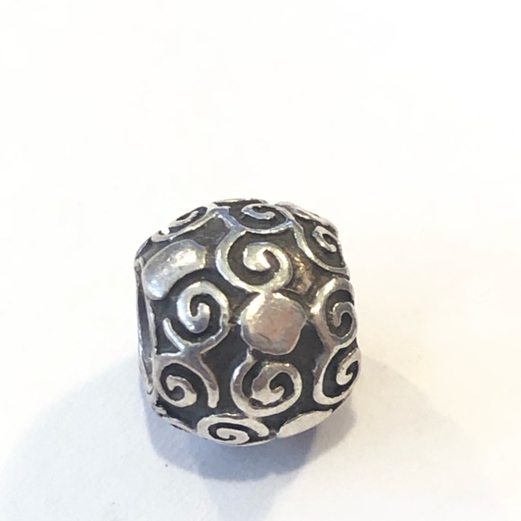 Pandora Jewelry - Pandora Sterling Swirls and Dots Charm Pandora Jewelry - Pandora Sterling Swirls and Dots Charm